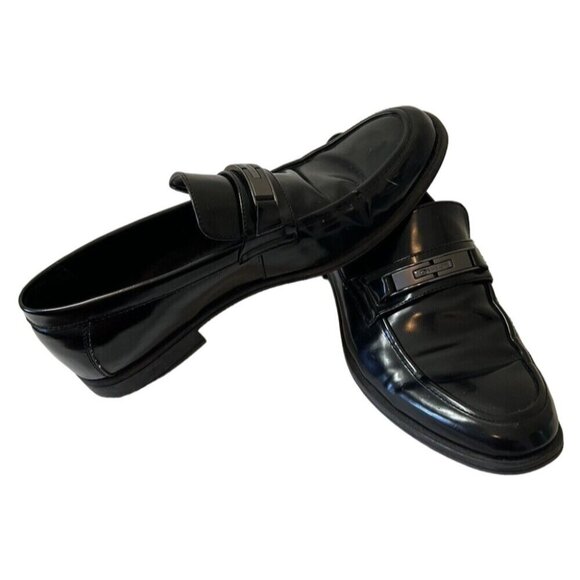 Calvin Klein Fernando Men’s Dress Shoe 11.5 Slip On Black, Very Nice Dress Shoes - Picture 1 of 8